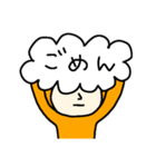 吹き出しと猫かぶり（個別スタンプ：16）