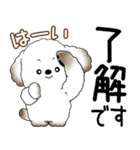 犬さん 2025 「飛び出す」よく使う言葉（個別スタンプ：12）