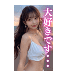 【BIG】ビキニ美女のアダルトな誘惑（個別スタンプ：6）