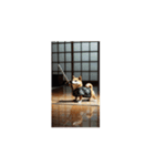 柴犬の1日？（個別スタンプ：6）