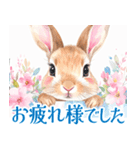 大人可愛い敬語うさぎスタンプ（個別スタンプ：28）
