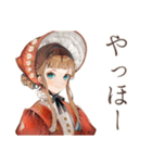 ミステリ好きなクラシカルレディ（個別スタンプ：2）