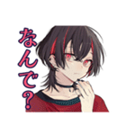 病み気味★地雷系男子の毎日（個別スタンプ：25）