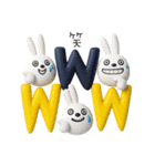 mottoの3Dデカ文字♡毎日（個別スタンプ：20）