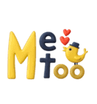 mottoの3Dデカ文字♡毎日（個別スタンプ：23）