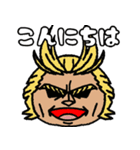 僕のヒーローアカデミアとマイキャラコラボ（個別スタンプ：3）