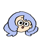 波動ねじれの顔スタンプ（個別スタンプ：2）