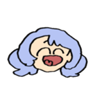 波動ねじれの顔スタンプ（個別スタンプ：7）