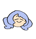 波動ねじれの顔スタンプ（個別スタンプ：18）