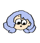 波動ねじれの顔スタンプ（個別スタンプ：22）