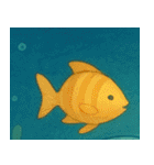 海の魔法で素敵な人魚姫♡（個別スタンプ：6）