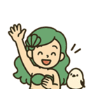 海の魔法で素敵な人魚姫♡（個別スタンプ：20）