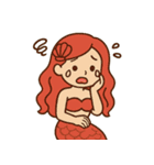海の魔法で素敵な人魚姫♡（個別スタンプ：21）