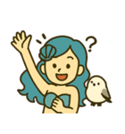 海の魔法で素敵な人魚姫♡（個別スタンプ：39）