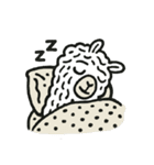 愛らしいアルパカたち パート1（個別スタンプ：20）