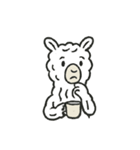 愛らしいアルパカたち パート1（個別スタンプ：26）
