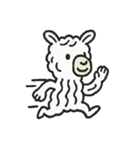愛らしいアルパカたち パート1（個別スタンプ：31）