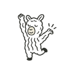 愛らしいアルパカたち パート1（個別スタンプ：32）