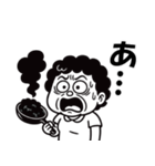 ブサカワ系おかんの白黒スタンプ（個別スタンプ：25）