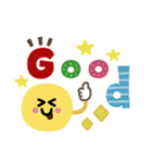 でか文字ニコちゃんMIX★（個別スタンプ：5）