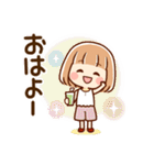 ずっと使える⑤♡可愛い女子（個別スタンプ：2）