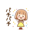 ずっと使える⑤♡可愛い女子（個別スタンプ：27）