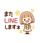 ずっと使える⑤♡可愛い女子（個別スタンプ：35）