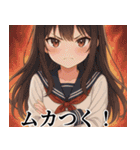 毎日使える萌え美少女スタンプ（個別スタンプ：37）