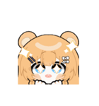 メコクマ可愛く動く！（個別スタンプ：4）