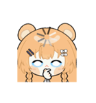 メコクマ元気で動く！（個別スタンプ：3）