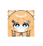 メコクマ元気で動く！（個別スタンプ：7）