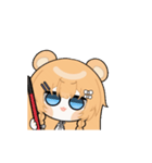 メコクマ元気で動く！（個別スタンプ：17）