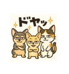私たち猫ねえさんになかされてます。（個別スタンプ：12）