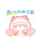 【夏】サメ！パーカー動物5（個別スタンプ：8）