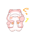 【夏】サメ！パーカー動物5（個別スタンプ：13）