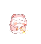 【夏】サメ！パーカー動物5（個別スタンプ：21）