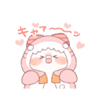 【夏】サメ！パーカー動物5（個別スタンプ：26）