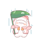 【夏】サメ！パーカー動物5（個別スタンプ：30）