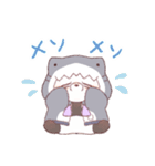 【夏】サメ！パーカー動物6（個別スタンプ：31）