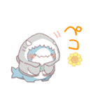 【夏】サメ！パーカー動物7（個別スタンプ：12）