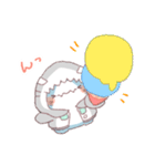 【夏】サメ！パーカー動物7（個別スタンプ：23）