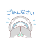 【夏】サメ！パーカー動物7（個別スタンプ：28）