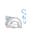 【夏】サメ！パーカー動物7（個別スタンプ：29）