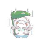 【夏】サメ！パーカー動物7（個別スタンプ：30）