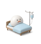 毎日使えるみじめちゃんの色んな一日（3D）（個別スタンプ：24）