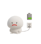 毎日使えるみじめちゃんの色んな一日（3D）（個別スタンプ：25）