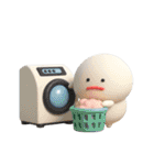 毎日使えるみじめちゃんの色んな一日（3D）（個別スタンプ：28）