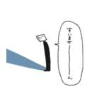 虚空を見ている人4【敬語】（個別スタンプ：22）