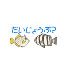 【省スペース】1年中使える♪海の生き物♪（個別スタンプ：31）