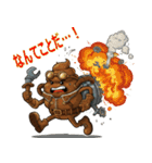スチームうんこ：潤滑と爆発の間で（個別スタンプ：7）